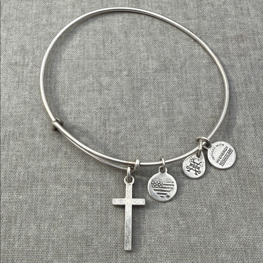 Alex and Ani Cross Bracelet